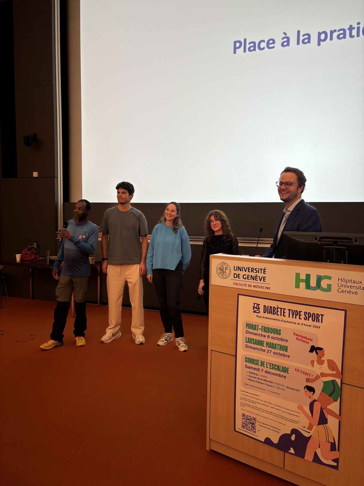 Diabète Type Sport à la 27ème Journée Romande de diabétologie du 2 novembre 2024 aux HUG