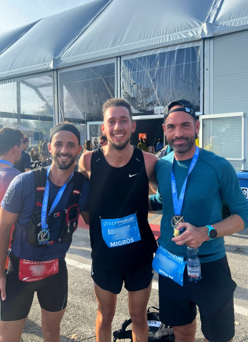 membres de l'association Diabète Type Sport lors de Lausanne Marathon 2024