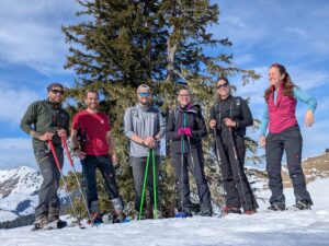 Journée OSER les raquettes avec l'association Diabète Type Sport au col des Mosses le 9 mars 2025