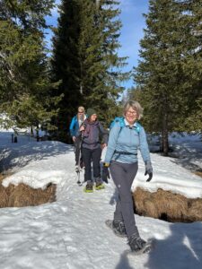 Journée OSER les raquettes avec l'association Diabète Type Sport au col des Mosses le 9 mars 2025