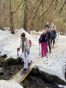 Journée OSER les raquettes avec l'association Diabète Type Sport au col des Mosses le 9 mars 2025