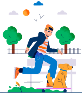 illustration des membres de l'Association suisse Diabète Type Sport lors de rencontres autour de différentes activités physiques et échanges